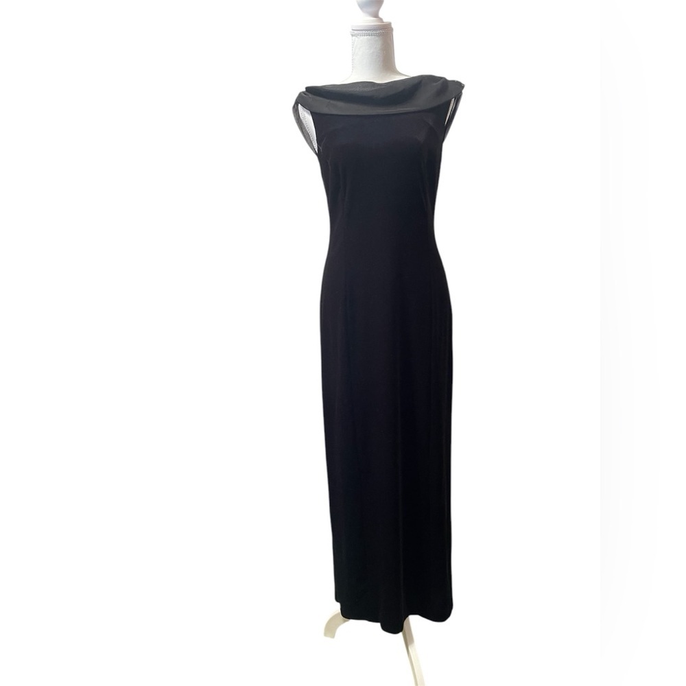 ROBBIE BEE , Elegant Black Evening Gown